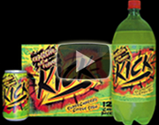 Voice talent, radio commercial, Kick Citrus Soda