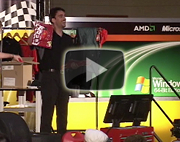 Master of ceremonies, Seattle, AMD / Microsoft Tech Tour, prizes