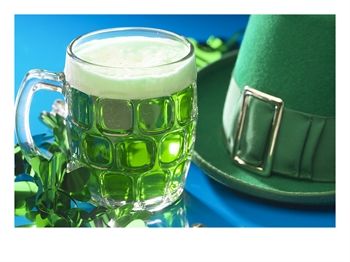 St. Patrick's Day Beer & Hat