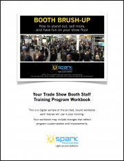Spark Trade Show Training Sample Workbook Cover