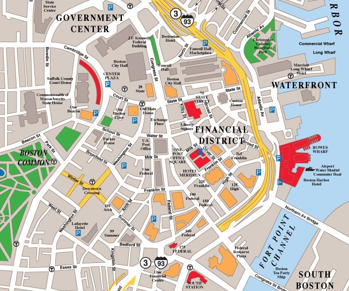 map of Boston